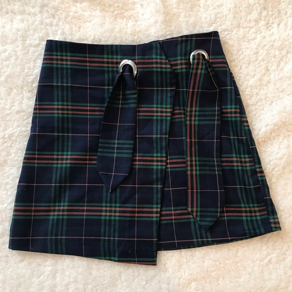 Wild fable plaid mini skirt